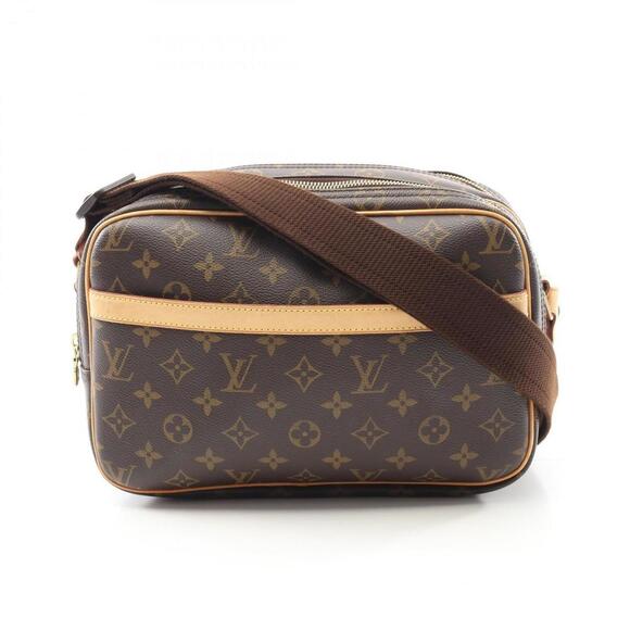 LOUIS VUITTON Brown Monogram Leather Shoulder Bag - Picture 1 of 11
